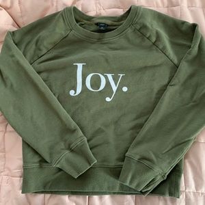 J. Crew Olive sweatshirt